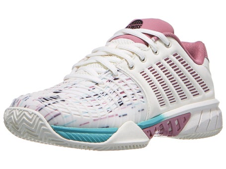 K-Swiss Express Light 3 Padel\White/Lilas/Turq Wom Shoe