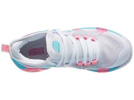 K-Swiss K-Frame Padel\White/Blue/Bubblegum Wom Shoe