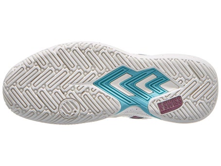 K-Swiss Tura Team Padel\White/Lilas/Turq Wom Shoe