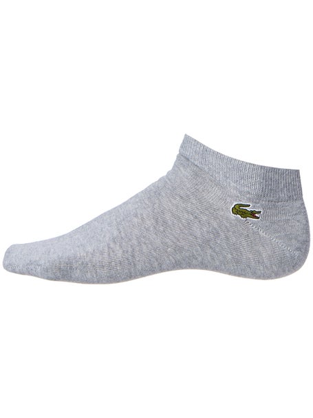 Lacoste Sports 3 Pack Trainer Chaussettes - Blanc/Argent Chine Gris/Marine