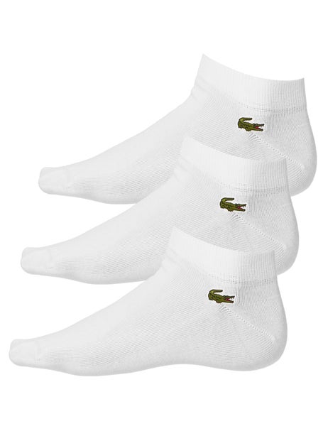 Chaussettes Lacoste Sport basses blanc (3 unités)