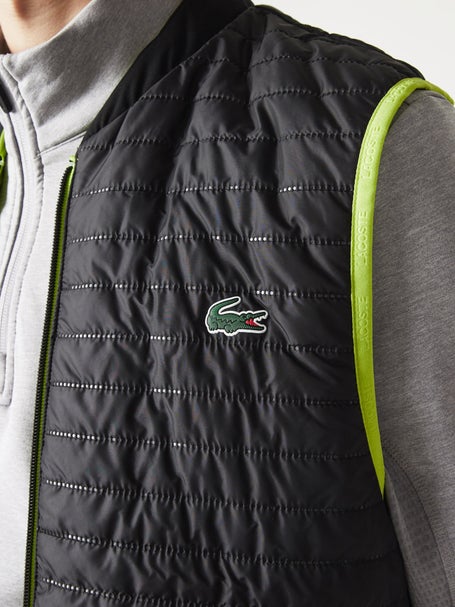 Lacoste Herren Herbst Weste ärmellos beidseitig tragbar Total Padel