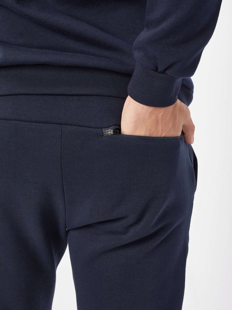 Pantalón de chándal azul con cintura elástica y bolsillos con cremallera, le  coq sportif, Pantalones de deporte