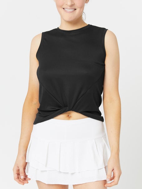 Lucky in Love Damen Twist Front Tank Schwarz