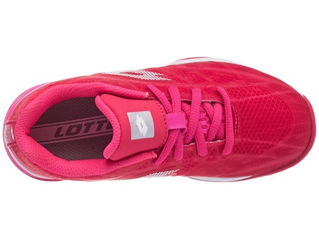 Lotto Mirage 300 ALR Fuchsia/White Junior Shoe