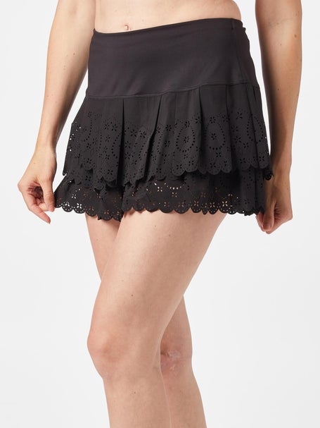 Lucky in Love Damen Laser Bloom Tennisrock