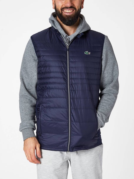 gilet lacoste homme bleu marine