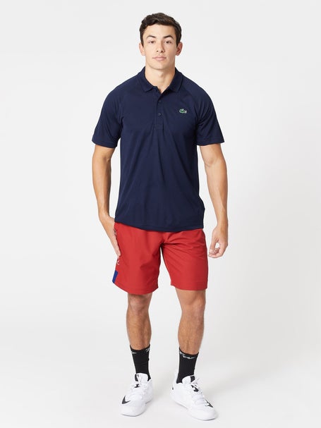 Lacoste Mens Solid Basic Perf Polo