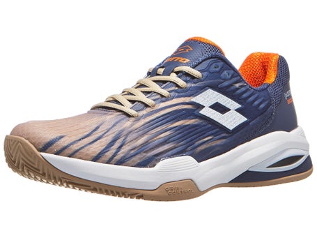 Scarpe Lotto Mirage 200 II PRT Blu Beige Uomo TERRA BATTUTA