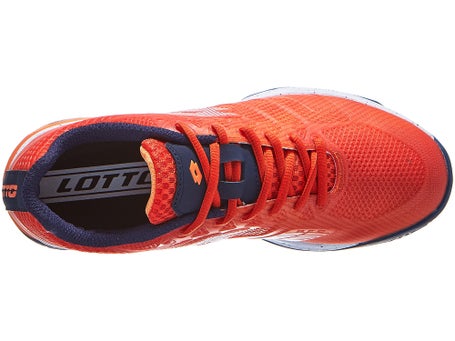 Lotto Mirage 300 Clay\ Nectarine/All White Mens Shoes