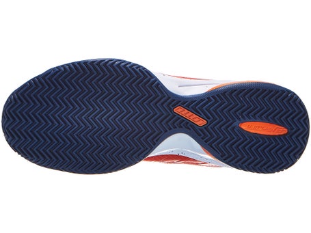 Lotto Mirage 300 Clay\ Nectarine/All White Mens Shoes