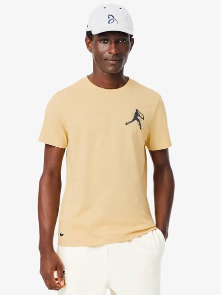 Lacoste Mens Spring Novak Fan Pack - T-Shirt + Hat