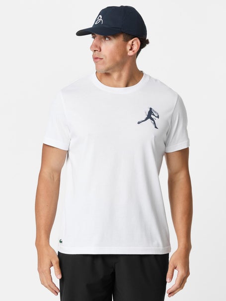 Lacoste Mens Spring Novak Fan Pack - T-Shirt + Hat