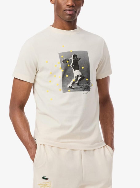 Lacoste Mens Spring Novak Signature 3D T-Shirt