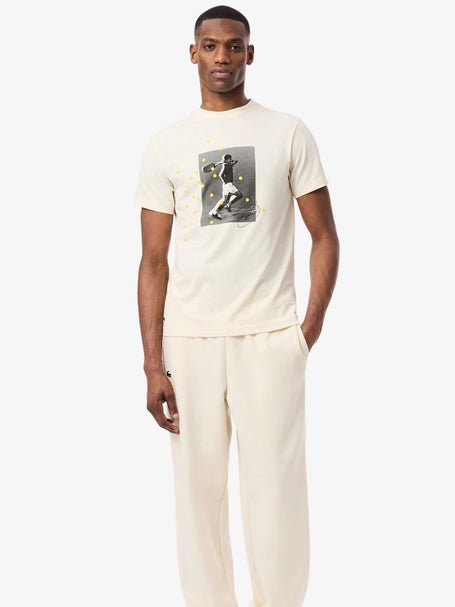 Lacoste Mens Spring Novak Signature 3D T-Shirt