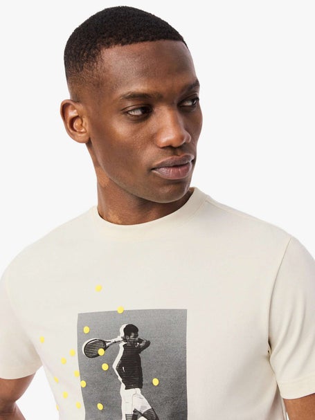 Lacoste Mens Spring Novak Signature 3D T-Shirt