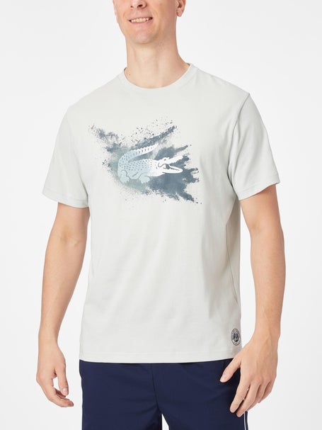 T Shirt Lacoste Roland Garros Croc Animation Uomo