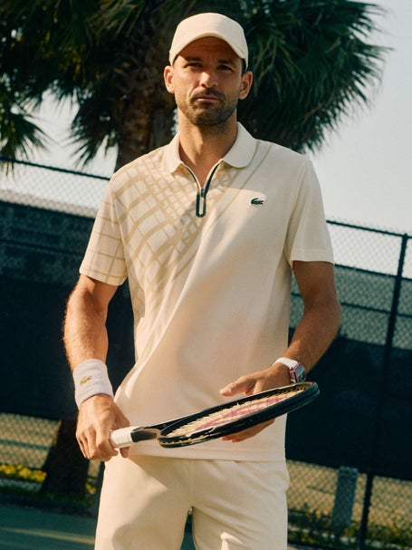 Lacoste Men's Player On Court Dimitrov New York Polo Total Padel