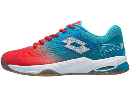 Lotto Superrapida 100 Padel\ Red/White/Blue Mens Shoes