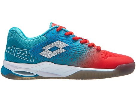 Lotto Superrapida 100 Padel\ Red/White/Blue Mens Shoes