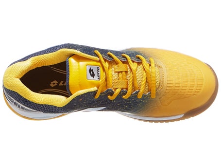 Lotto Superrapida 100 Padel\Yellow/Wh/Blue Mens Shoes