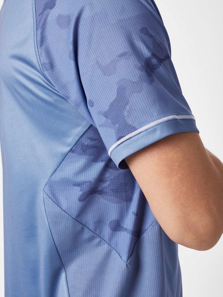 Lotto Mens Fall Marble Tech Polo