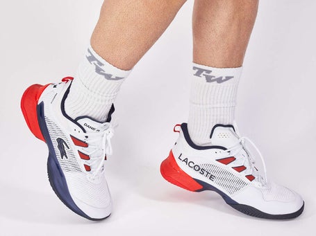 Lacoste AG-LT 23 Ultra AC White/Red/Navy Men's Shoes | Tennis Warehouse  Europe