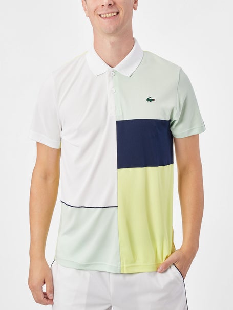 mens lacoste polo white