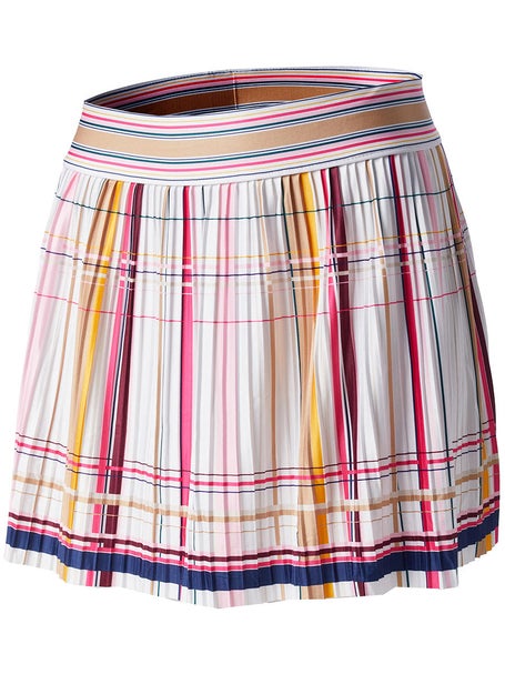 Lucky in Love Womens Plaid Vibes Pleated Skirt