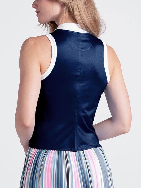 Lucky in Love Womens Rewind Polo Tank