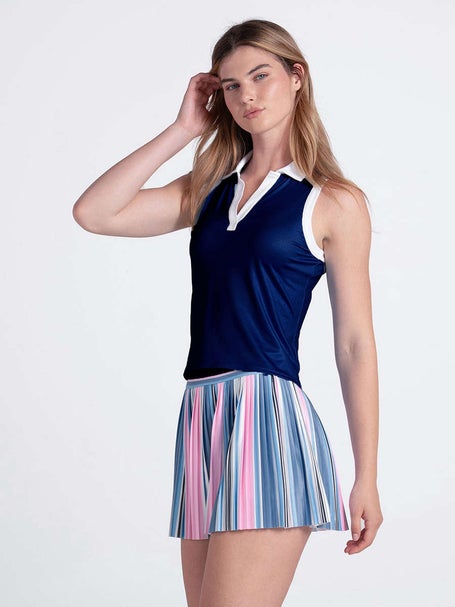 Lucky in Love Womens Rewind Polo Tank