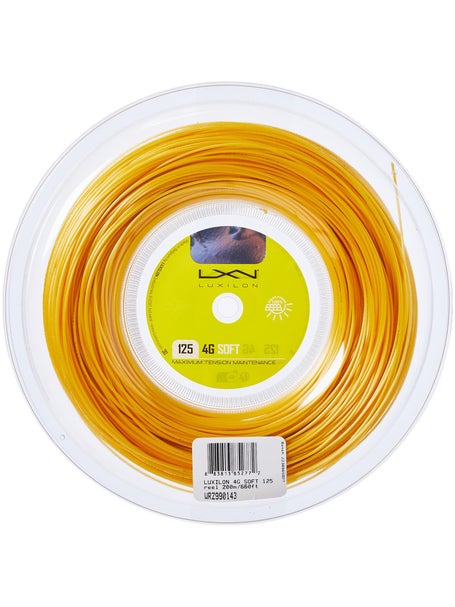 Luxilon 4G 125 Yellow Tennis String | Tennis Shop