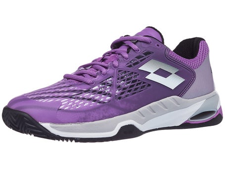Zapatillas mujer Lotto Mirage 100 Morado Plata TIERRA BATIDA