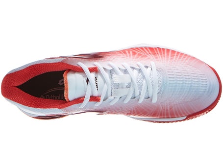 Lotto Mirage 100 Clay\White/Grenadine Red Womens Shoes