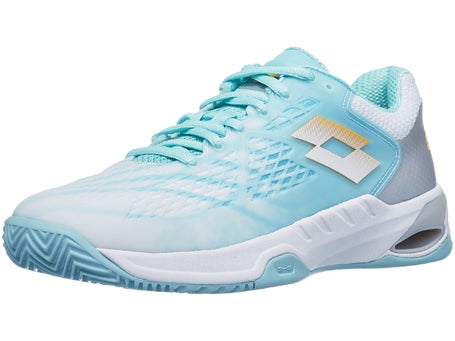 Lotto Mirage 100 Clay\White/Saffron/White Womens Shoes