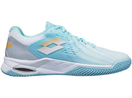 Lotto Mirage 100 Clay\White/Saffron/White Womens Shoes