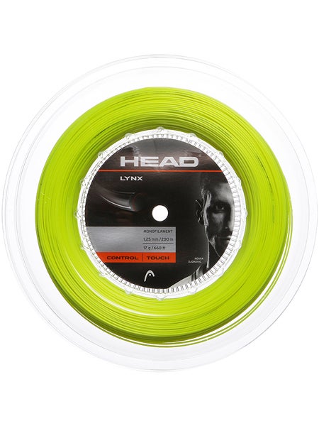 HEAD Lynx 1.25mm Tennissaite - 200m Rolle