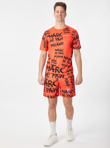 Marc De Paw Mens Milano Orange Brush Crew