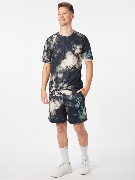 Marc De Paw Mens Tie-Dye Dark 7 Short