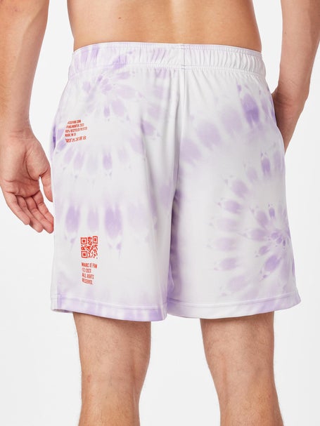 Marc De Paw Mens Tie-Dye Lavender 7 Short