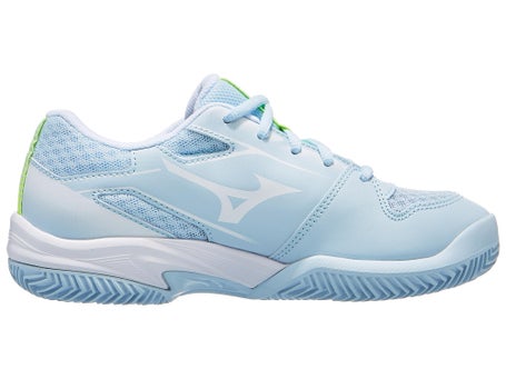 Mizuno Break Shot 5 Clay\Ice Water/Yellow Junior Shoes