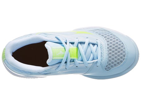 Mizuno Break Shot 5 Clay\Ice Water/Yellow Junior Shoes