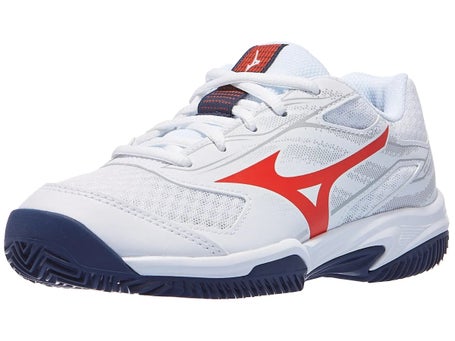 Mizuno Break Shot 5 Clay\White/Orange/Blue Junior Shoes