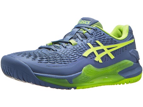 ZAPATILLAS ASICS GEL RESOLUTION 9 CLAY GRIS-VERDE