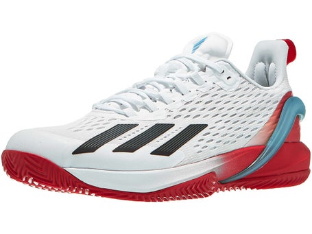bezorgdheid Kwaadaardige tumor Verplicht adidas adizero Cybersonic Clay White/Red Mens Shoe | Tennis Warehouse Europe