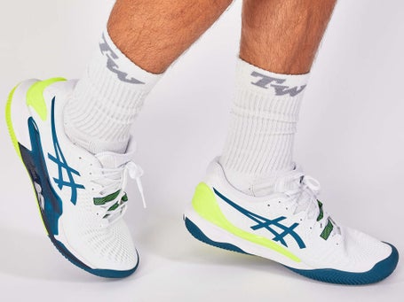 Zapatillas de Tenis ASICS Gel-Resolution 9 Hombre Blanco/Azul