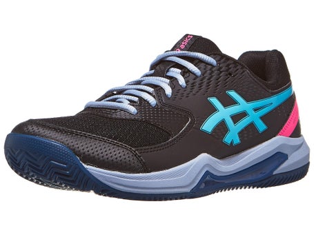 Asics Gel Dedicate 8 Padel Herrenschuh Schwarz Aqua