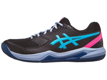 Asics Gel Dedicate 8 Padel\Black/Aqua Mens Shoes