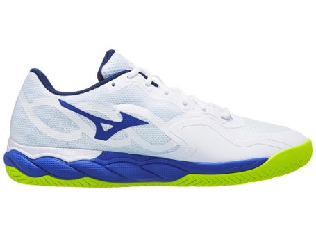Mizuno Wave Enforce Court AC\White/Blue/Yel Men Shoes