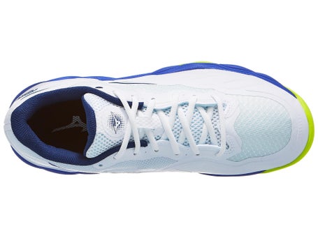 Mizuno Wave Enforce Court AC\White/Blue/Yel Men Shoes